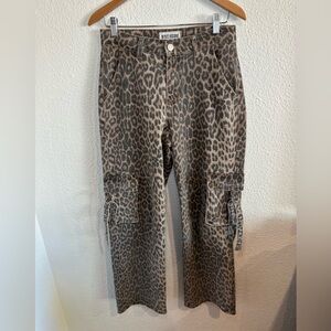 DISCLOSURE Leopard‎ Print Wide Leg Pants